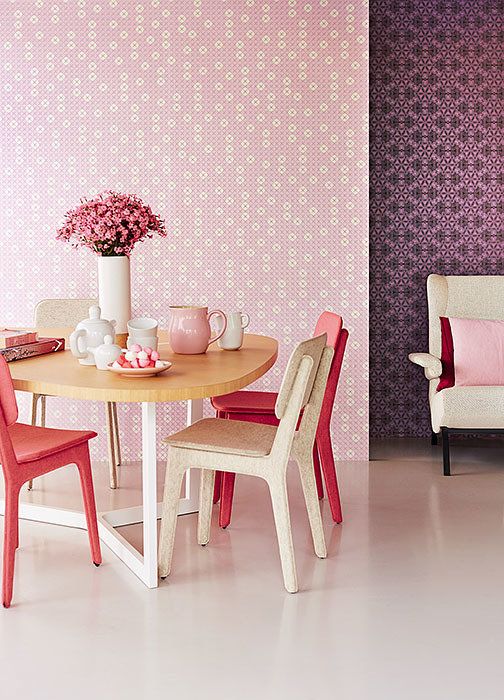 обои с цветочными рисунками Clover от Eijffinger виниловые обои с цветочными рисунками Clover от Eijffinger