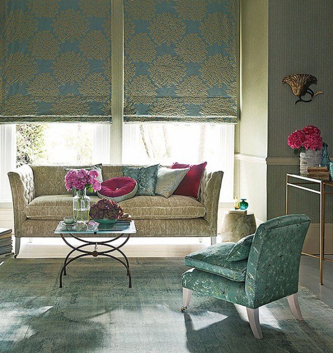 английские обои для стен и ткани Aegean от Sanderson