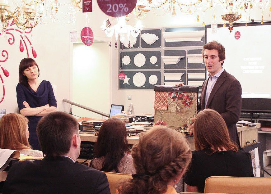 Презентация текстильных коллекций Nobilis в салоне Ампир Декор Санкт-Петербурга