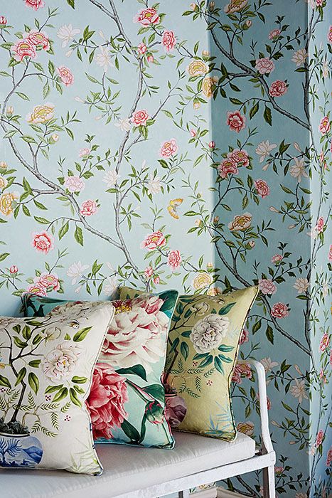 Ампир Декор Woodville Zoffany обои ткани