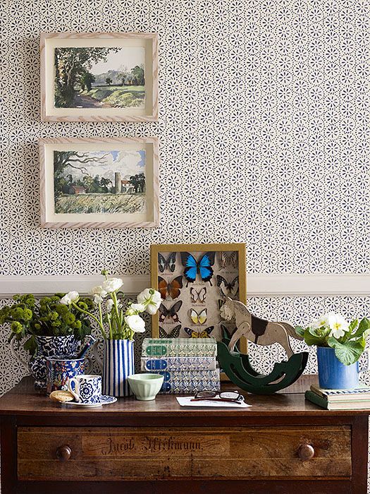 Ампир Декор Emma Bridgewater Sanderson обои ткани