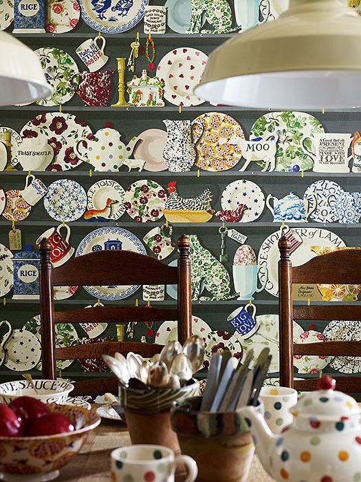 Ампир Декор Emma Bridgewater Sanderson обои ткани