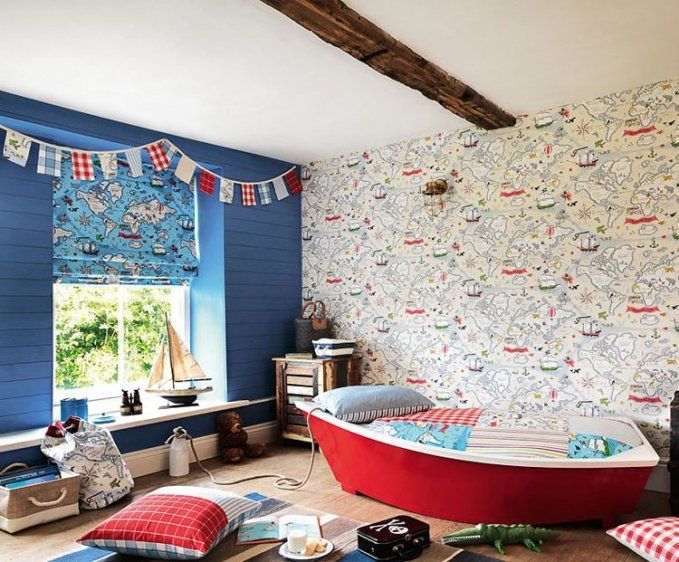 коллекция детских тканей и обоев Abracazoo от Sanderson коллекция детских тканей и обоев Abracazoo от Sanderson