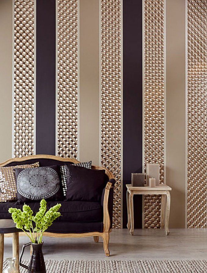 коллекция обоев 3D из голографической фольги Venue от Eijffinger