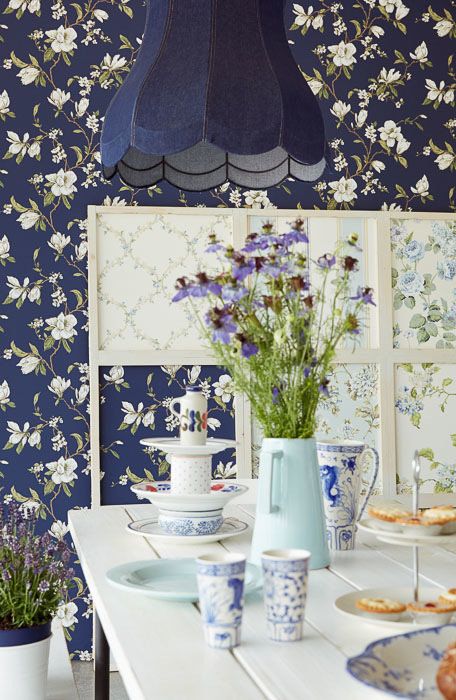 бумажные обои Orangery от Eijffinger с цветами бумажные обои Orangery от Eijffinger с цветами