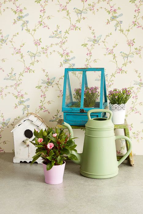 бумажные обои Orangery от Eijffinger с цветами 