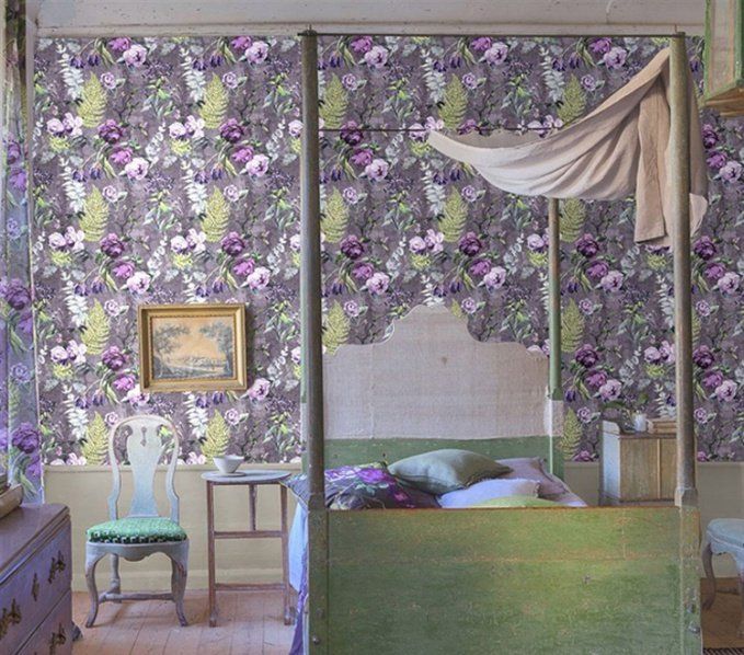 коллекция флизелиновых обоев в стиле фресковой живописи Caprifoglio от Designers Guild