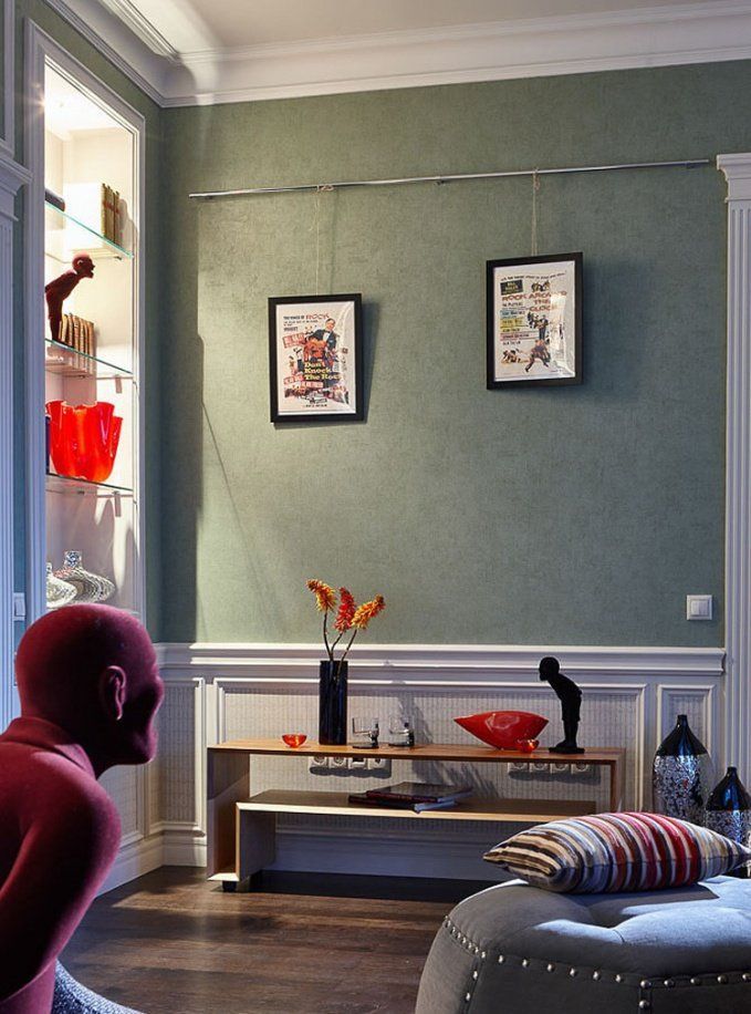 обои для стен Khroma и ARTE, бельгийская лепнина ORAC DECOR в "Идеальном ремонте"