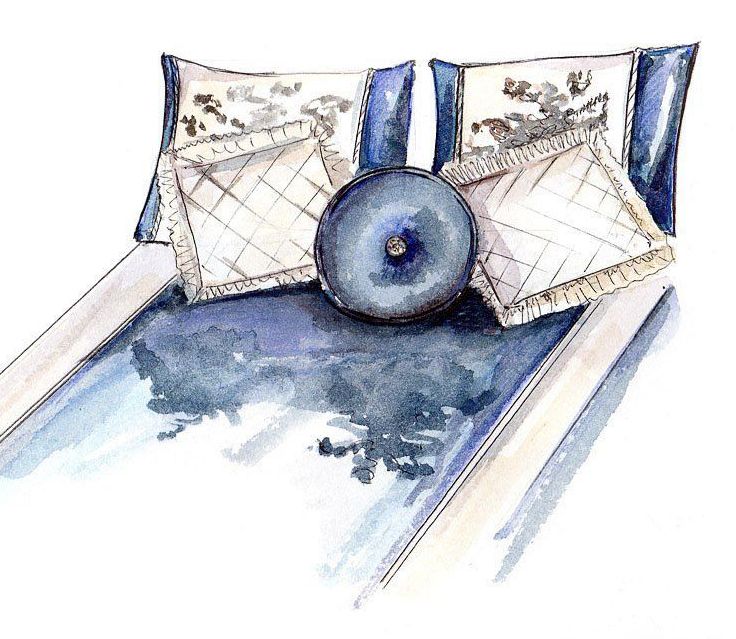 Ампир Декор ткани консультации дизайнер по текстилю пошив штор и подушек