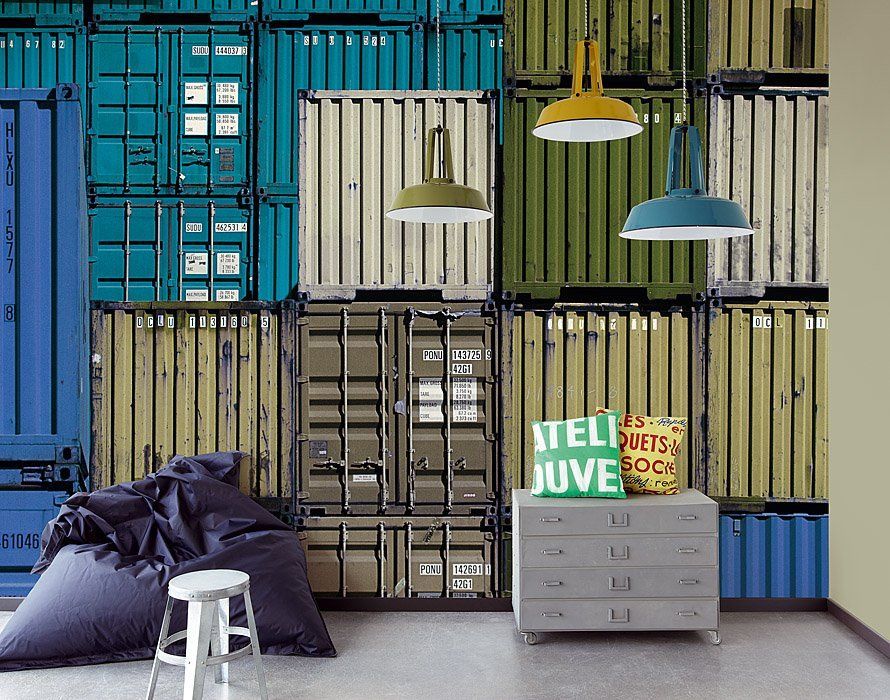 Фотообои Eijffinger в урбан-стиле, каталог Wallpower Wonders