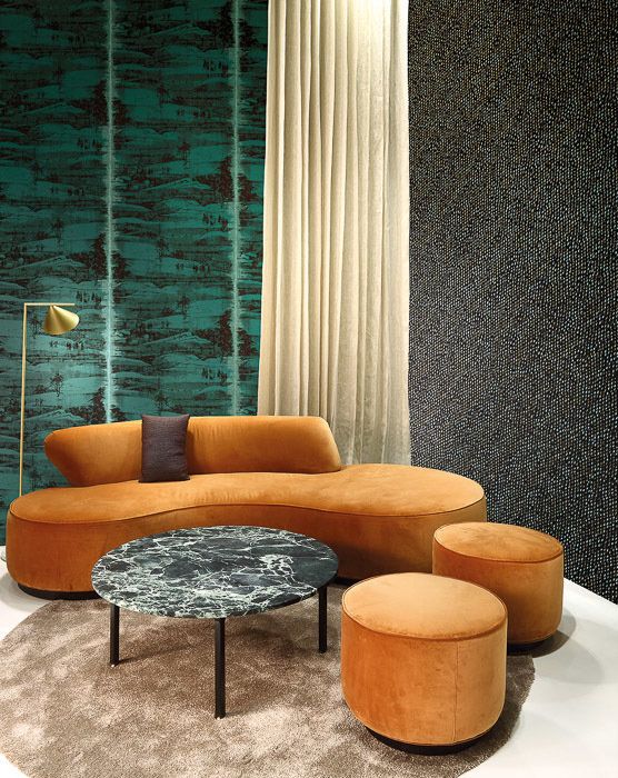 декоративная штора для зонирования помещения, обои из коллекции Misuto от Khroma декоративная штора для зонирования помещения, обои из коллекции Misuto от Khroma