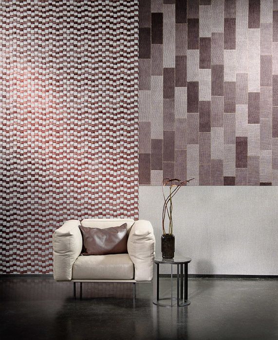 сочетание разных обоев в интерьере, коллекция Revera от ARTE сочетание разных обоев в интерьере, коллекция Revera от ARTE