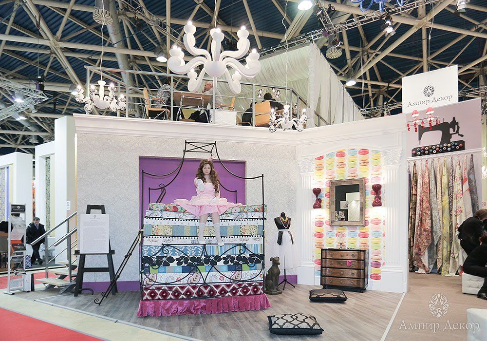 стенд Ампир Декор на выставке Мосбилд 2013, дизайнер Марина Григорян