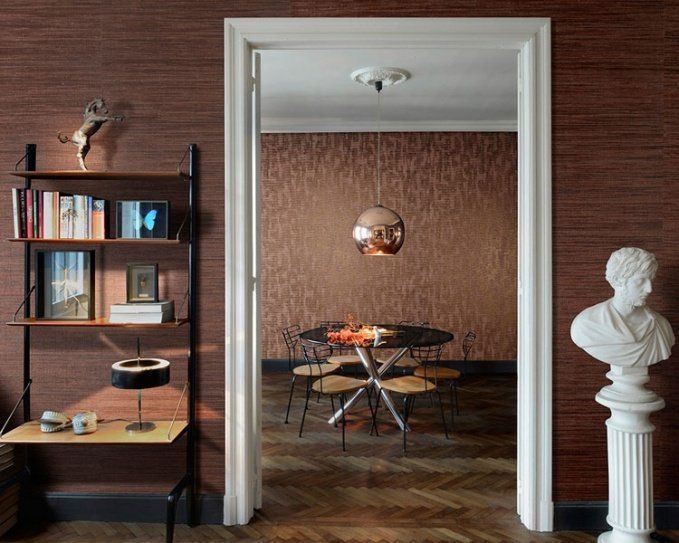 Текстильные обои для стен из природных материалов Omexco (Бельгия)