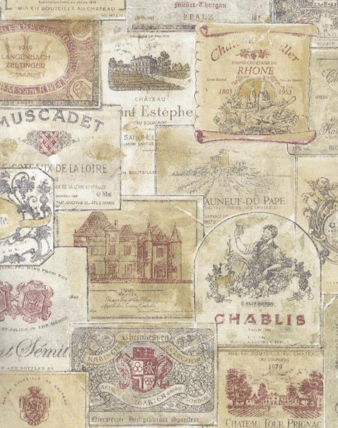 флизелиновые обои для стен в стиле ретро Memories от Aura