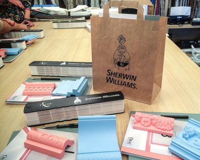 лепнина Orac Decor и краски Sherwin William