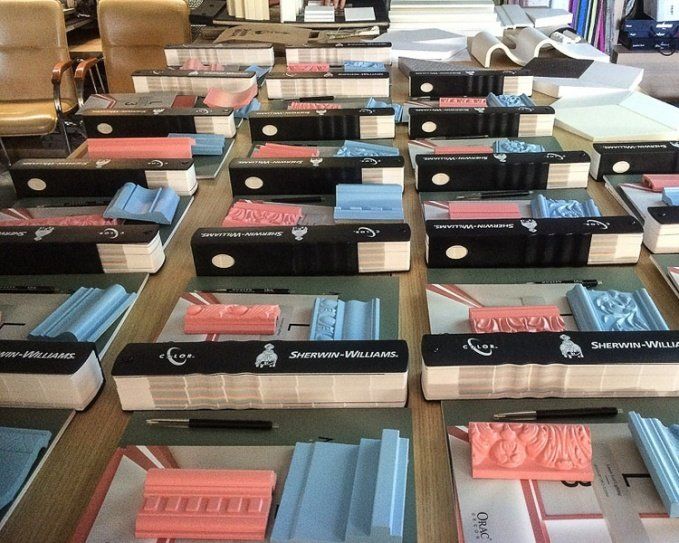 лепнина Orac Decor и краски Sherwin William