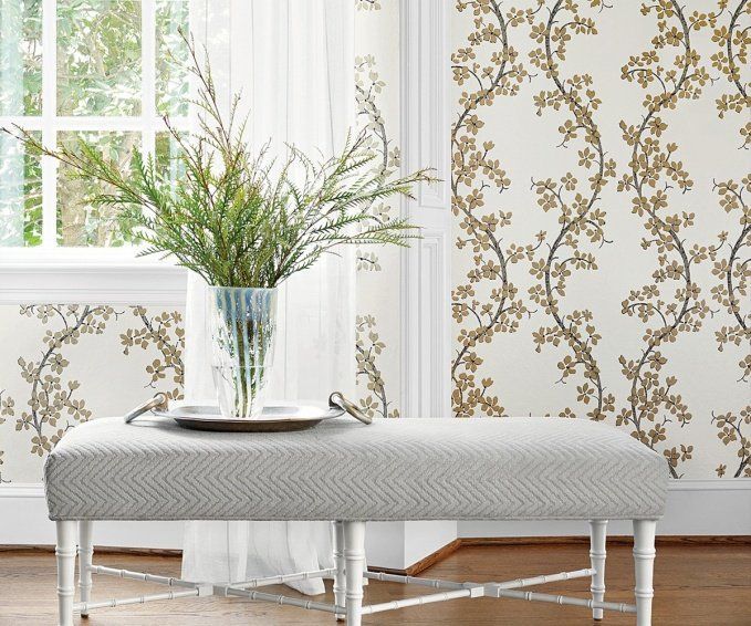 Современные обои для стен в классическом стиле Anna French (Англия)