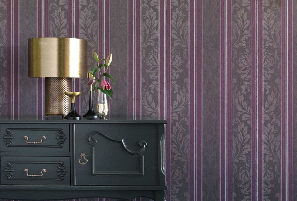 Текстильные обои для стен на флизелиновой основе Mirage от Rasch Textil 