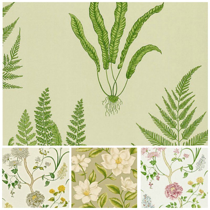 зеленые обои Sanderson.jpg
