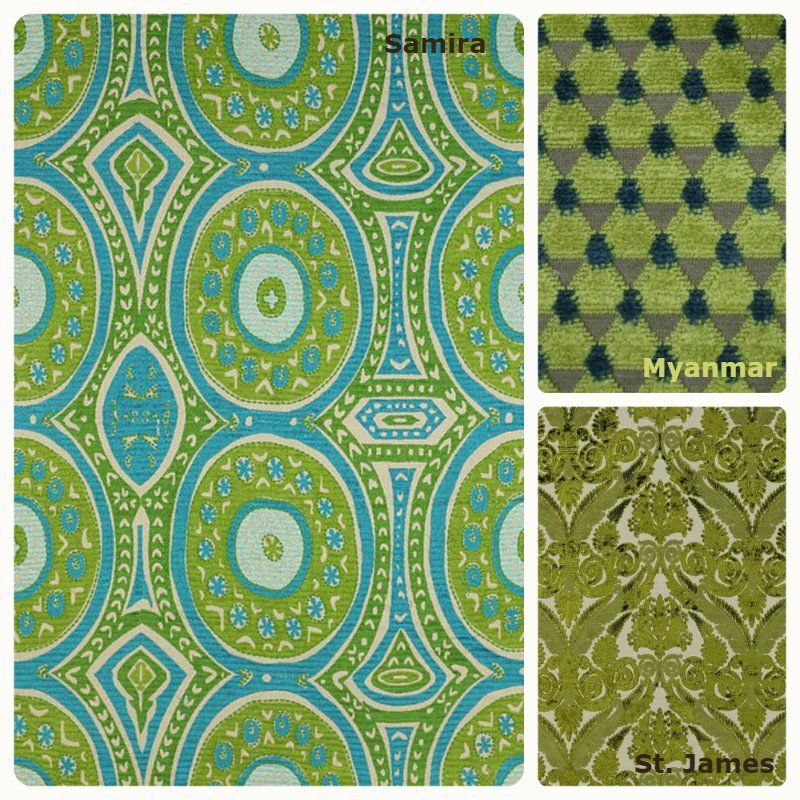 обивочные ткани Ампир Декор подборка зеленых обивочных тканей из ассортимента Ампир Декор