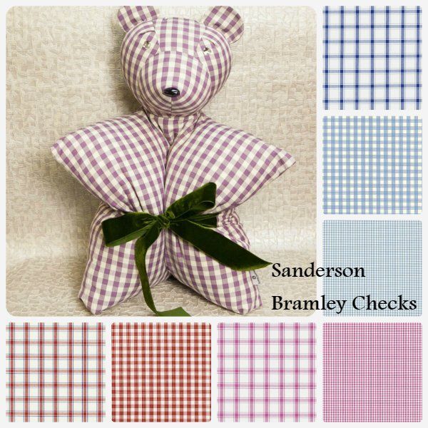 ткани в клеточку Bramley Checks от Sanderson