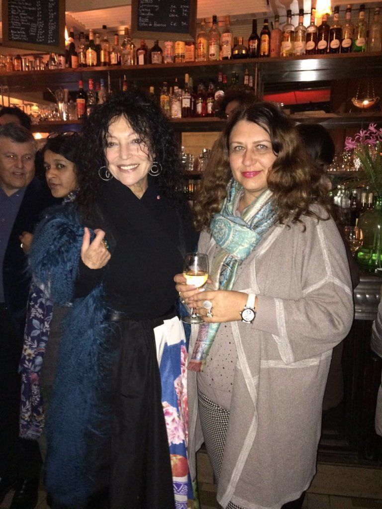 победительница конкурса «Лучший интерьер с Designers Guild»Светлана Ильина с Тришей Гилд