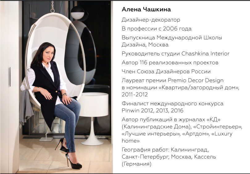 дизайнер Алена Чашкина