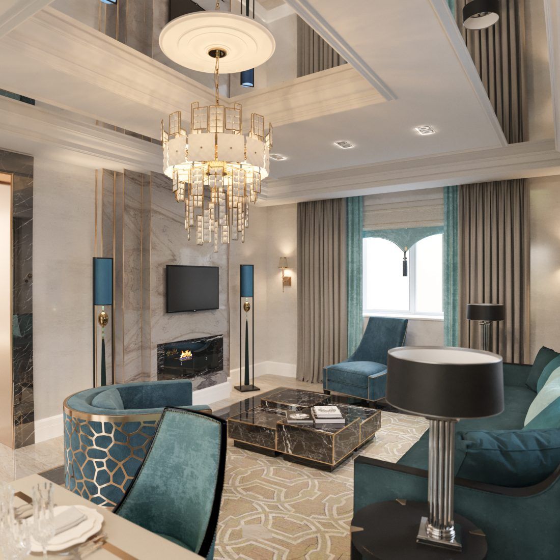 гостиная из интерьера Натальи Наумовой