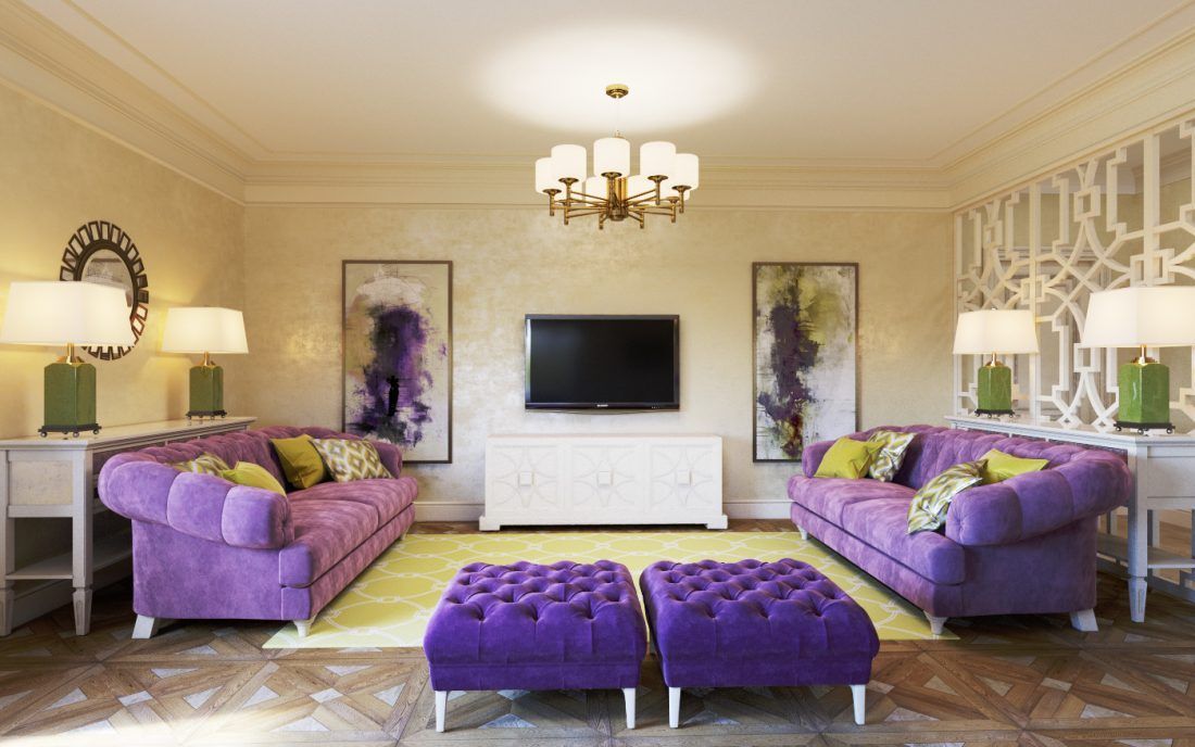 гостиная из интерьера Натальи Наумовой