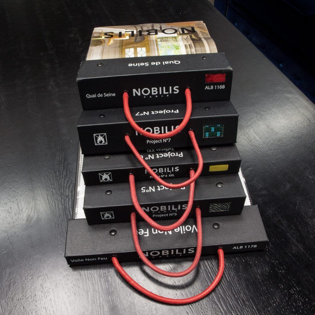 каталоги тканей Nobilis с огнеупорной пропиткой