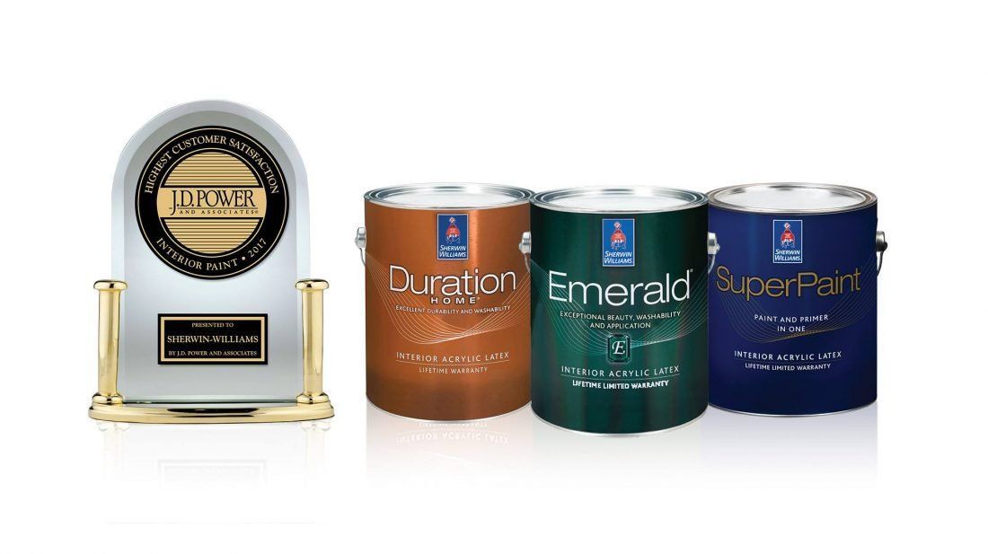 интерьерные краски Sherwin-Williams из ассортимента Ампир Декор