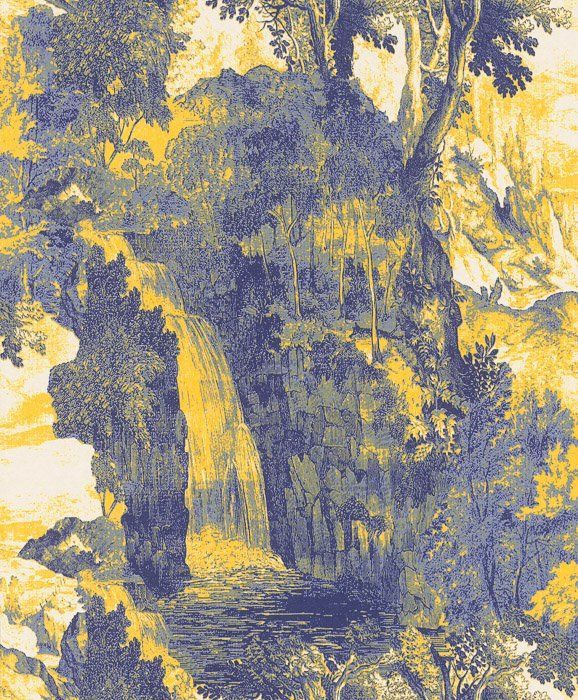 обои с рисунком водопада из коллекции Pompidou Rasch Textil