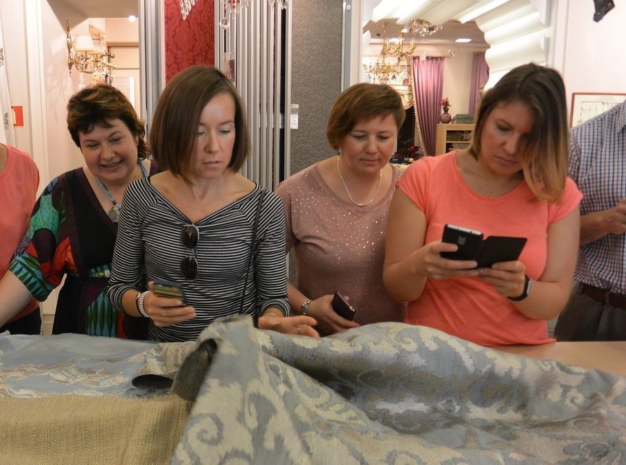 презентация коллекции тканей Palio di Siena от Ardecora в Санкт-Петербурге, в салоне Ампир Декор