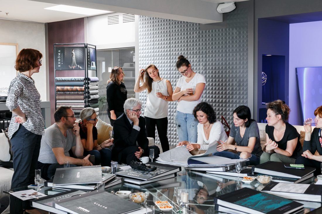 победители конкурса "В Бельгию с Ампир Декор!" 2017 на фабрике Khroma