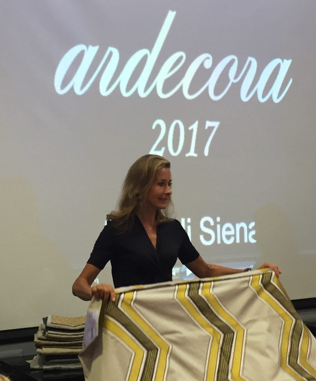 презентация коллекции тканей Palio di Siena от Ardecora в Москве, в Мануфактуре 5 Ампир Декор