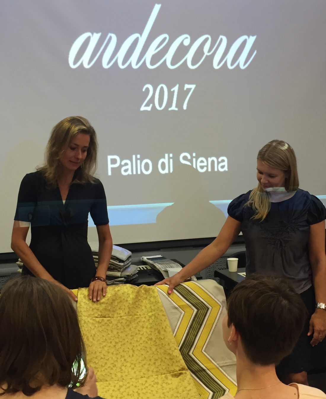 презентация коллекции тканей Palio di Siena от Ardecora в Москве, в Мануфактуре 5 Ампир Декор