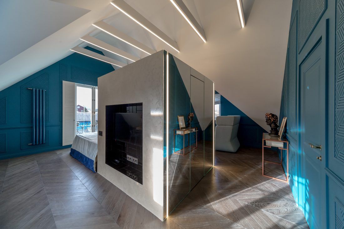 проект мансарды для Дачного Ответа, дизайнеры Константиновы