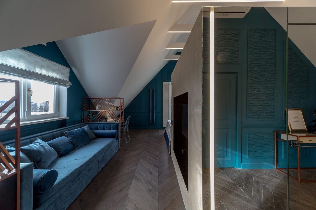 проект мансарды для Дачного Ответа, дизайнеры Константиновы