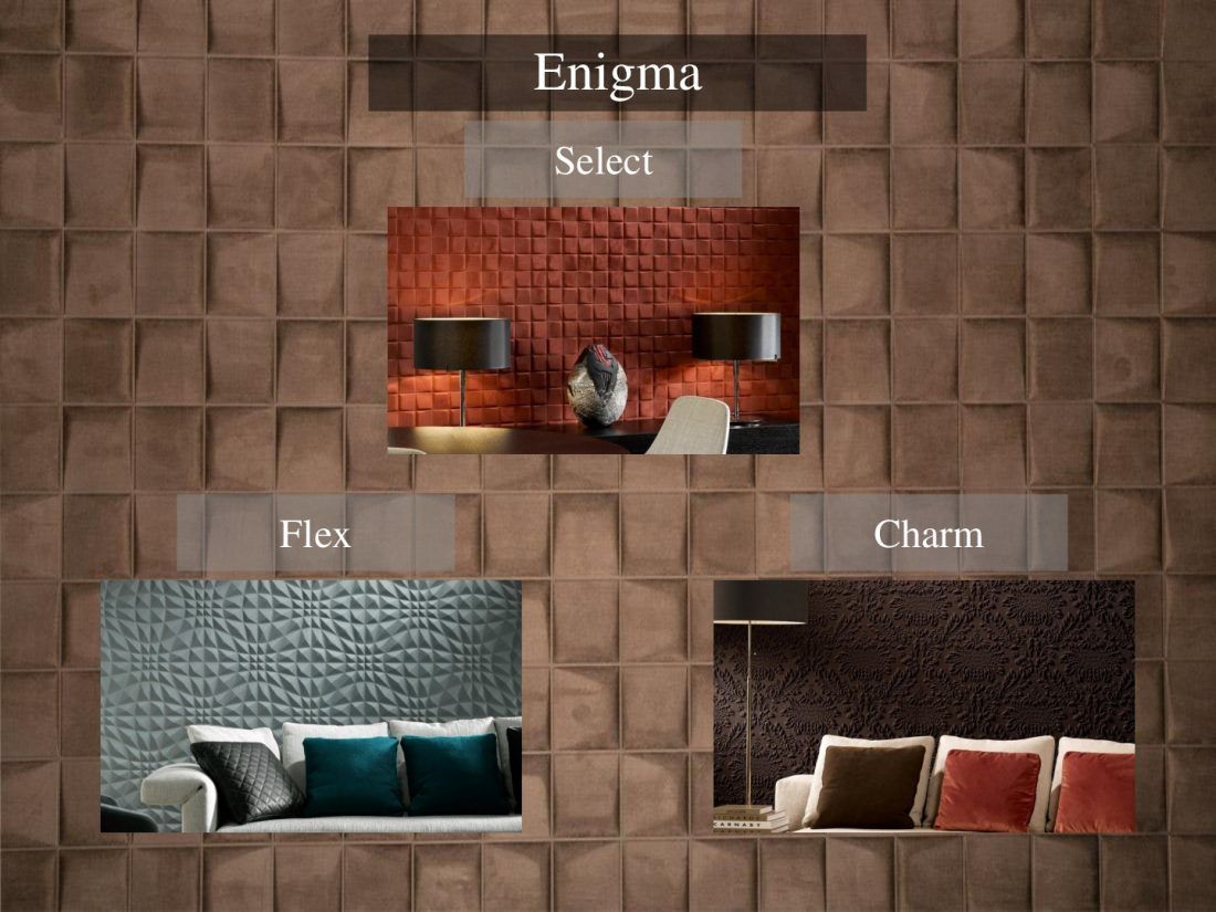 каталог текстильных обоев 3D Enigma 