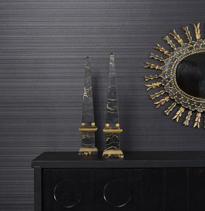 черные обои Omexco, каталог Brocades