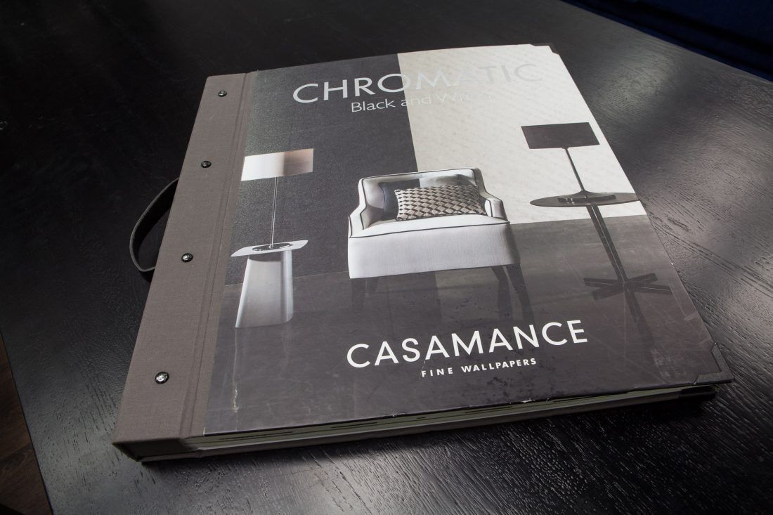 обои Сasamance, каталог Chromatic Black and White