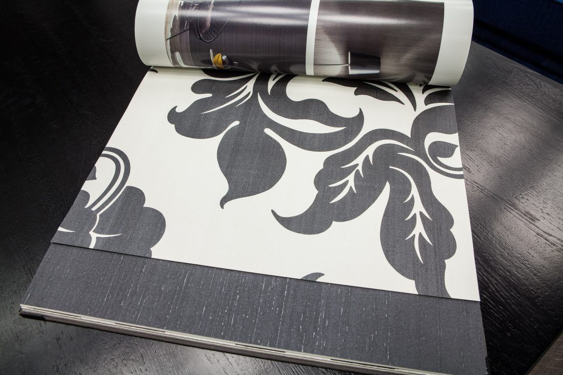 обои Casamance, каталог Chromatic Black and White