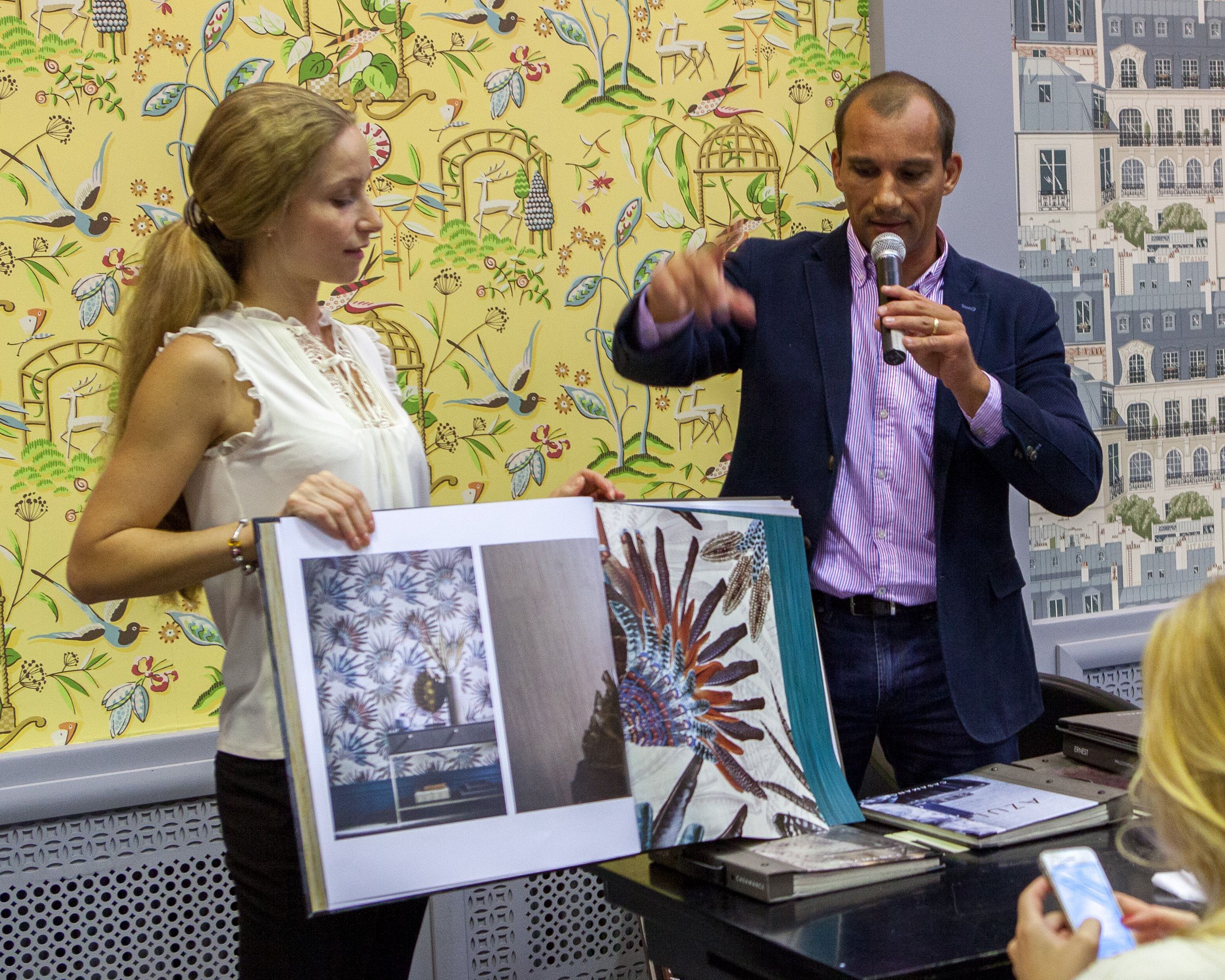 презентация новых коллекций Casamance в Центре Дизайна Мануфактура 5 Ампир Декор