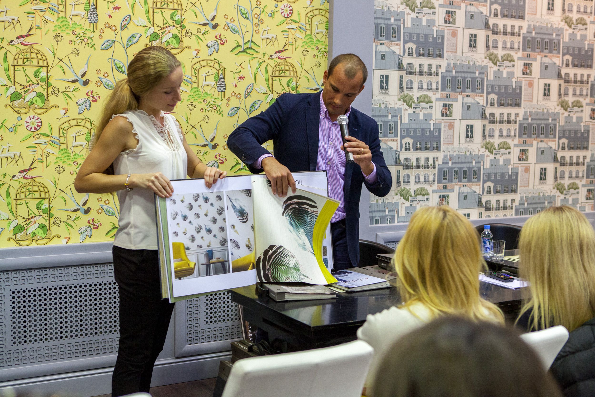 презентация новых коллекций Casamance в Центре Дизайна Мануфактура 5 Ампир Декор