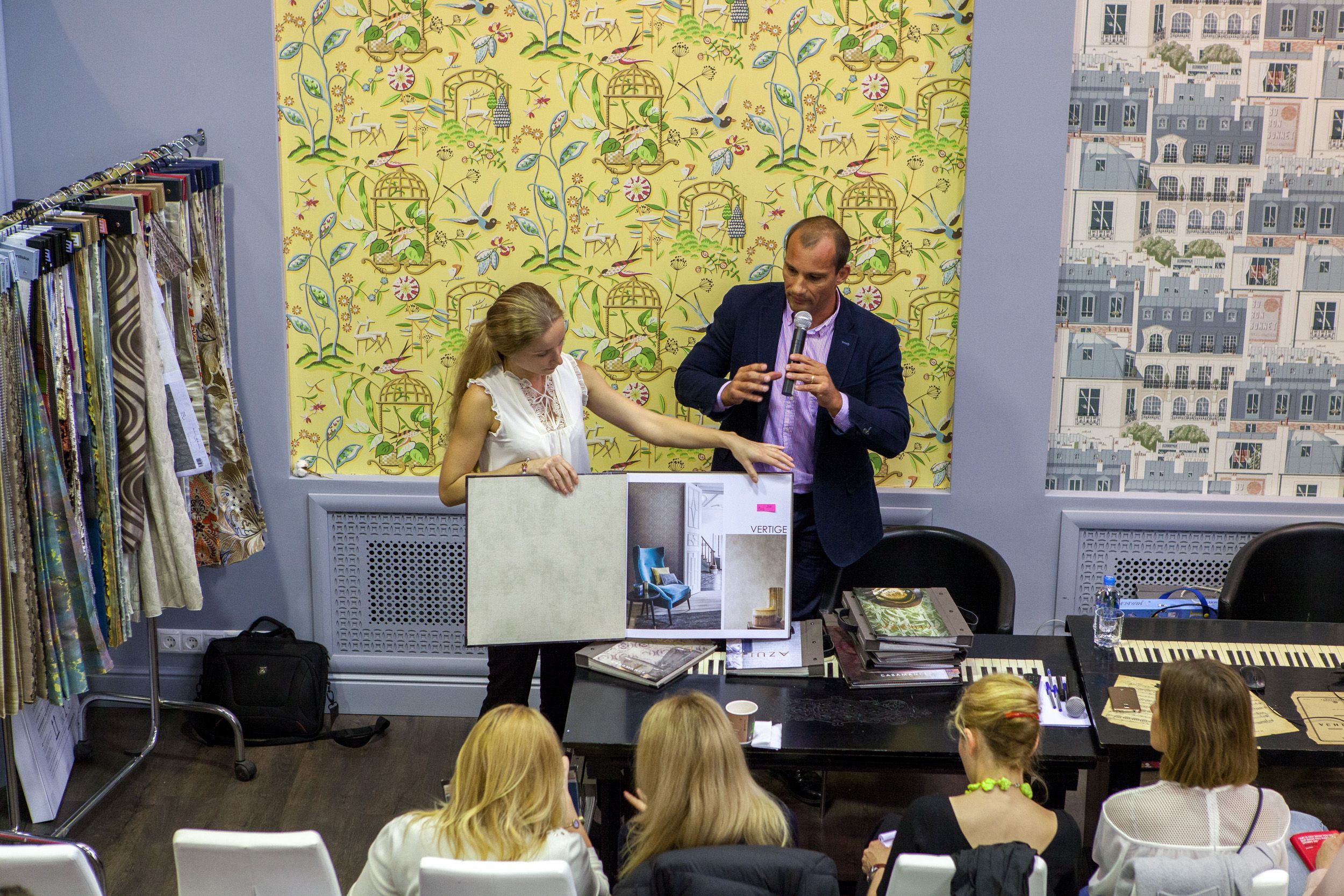 презентация новых коллекций Casamance в Центре Дизайна Мануфактура 5 Ампир Декор