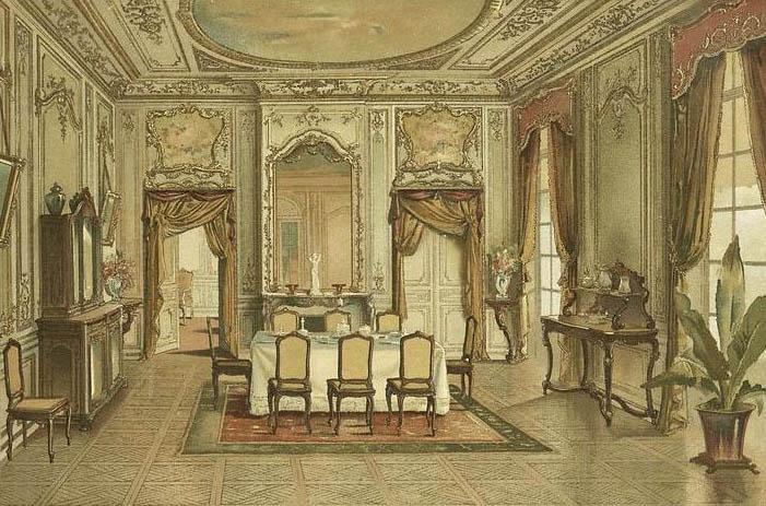 интерьер в стиле классицизма