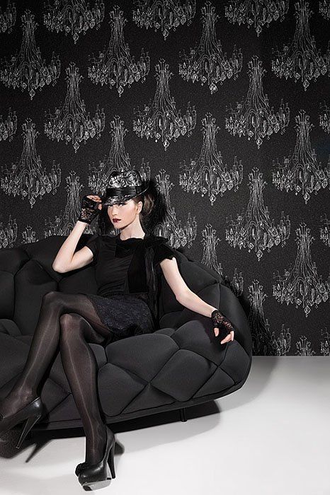 черные дизайнерские обои Khroma каталог Lumina