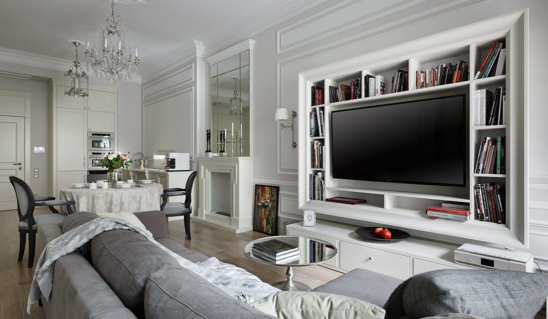 Белые апартаменты из Санкт-Петербурга: победитель спецноминации Ампир Декор на премии Interia Awards