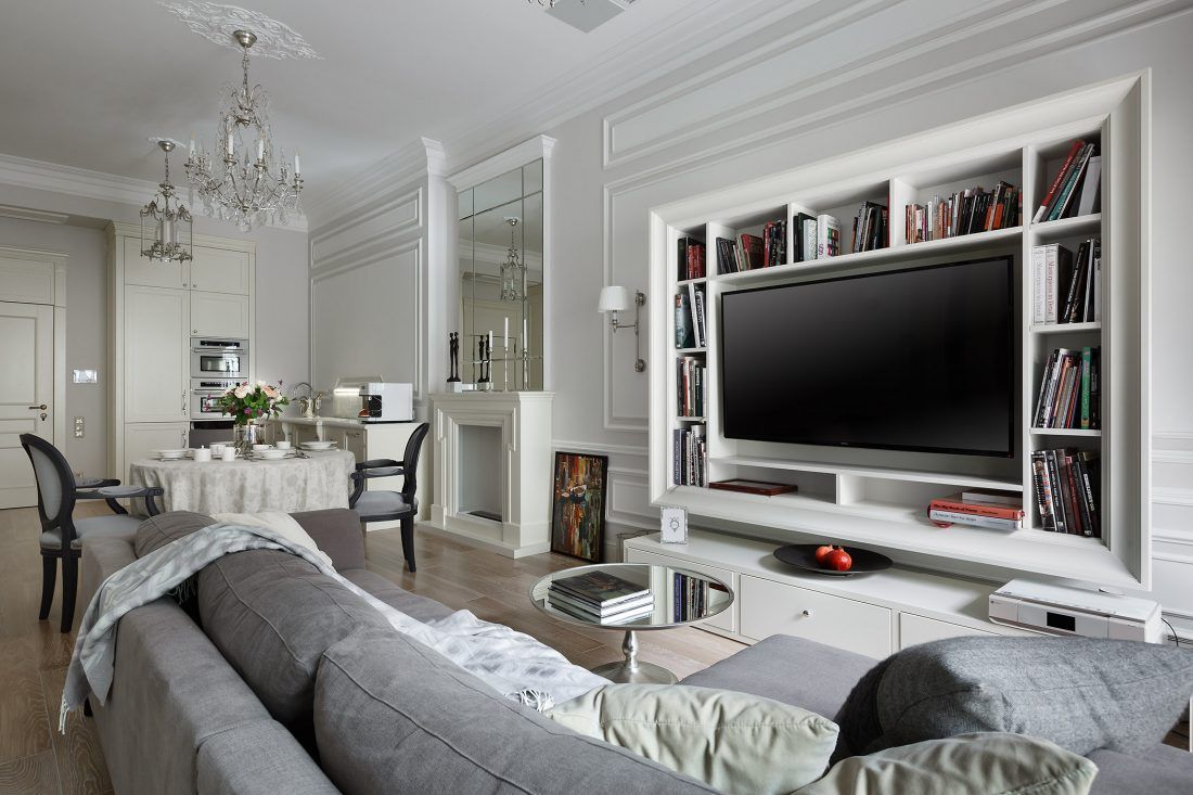 Белые апартаменты из Санкт-Петербурга: победитель спецноминации Ампир Декор на премии Interia Awards